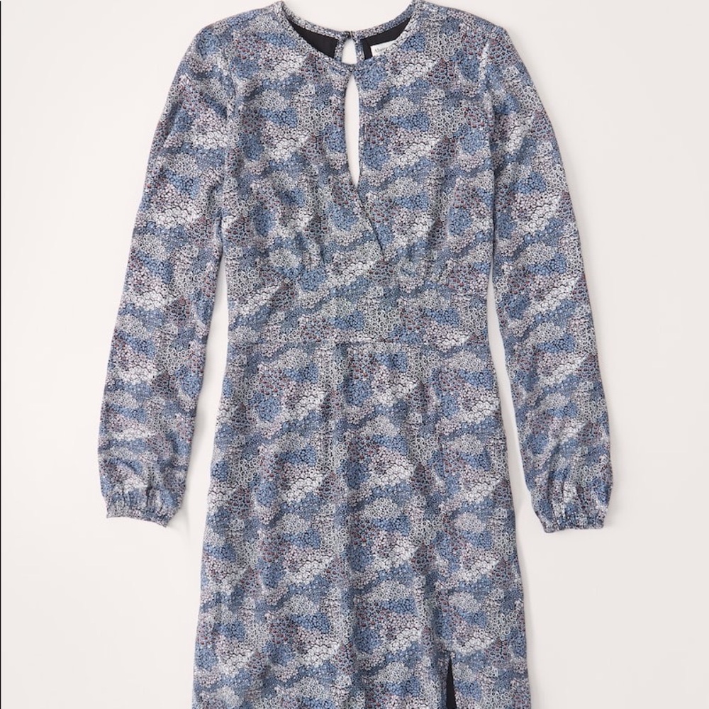 Abercrombie micro-floral printed mini dress